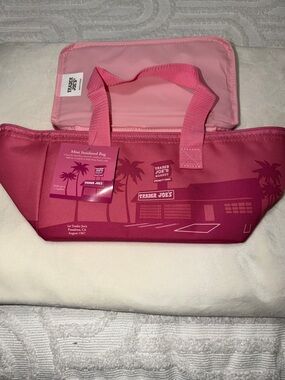 Trader Joe's Pink Mini Insulated Tote
